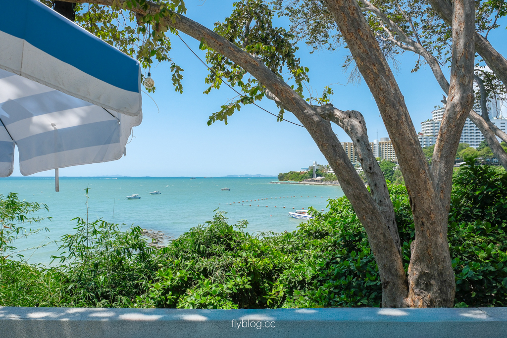 泰國芭達雅｜Kliff Beach Club．小巧精緻海景咖啡廳，享用下午茶與晚餐的絕佳選擇 @飛天璇的口袋