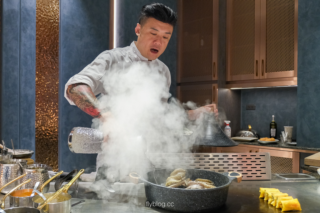 台中北屯｜藍帶米淇鐵板燒．台中北屯必吃高級鐵板燒！1880元享14道四季創意料理 @飛天璇的口袋