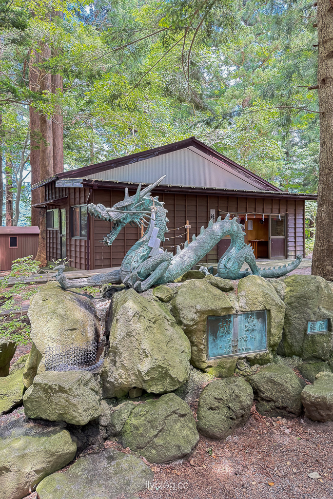 日本長野｜野尻湖．探索瑟琶島上的宇賀神社，湖底為史前化石與石器發掘地 @飛天璇的口袋
