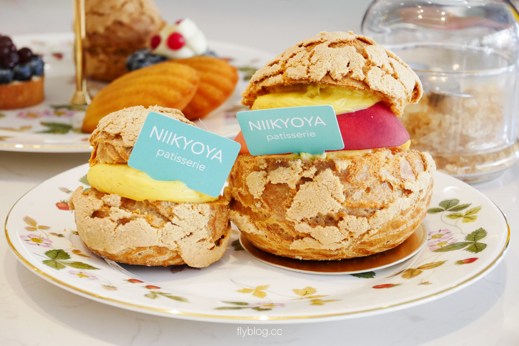 桃園美食｜日京屋 Niikyoya Patisserie．必吃限定水果泡芙、法式水果塔，桃園下午茶首選！ @飛天璇的口袋