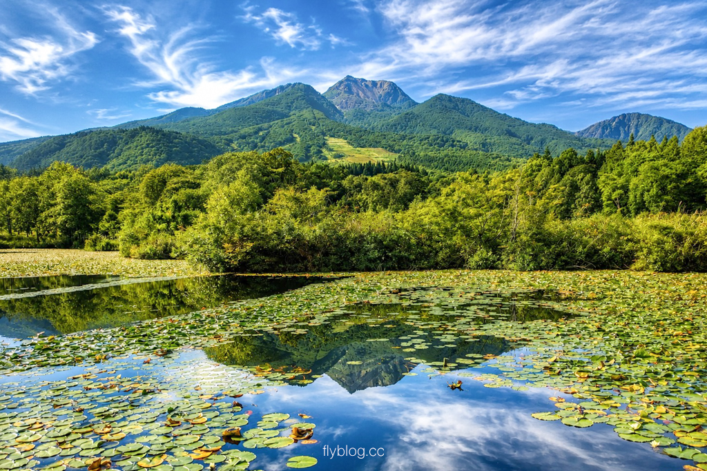 日本新潟｜蠑螈池 いもり池．新潟妙高自然景點，遠眺妙高山的壯麗景色 @飛天璇的口袋