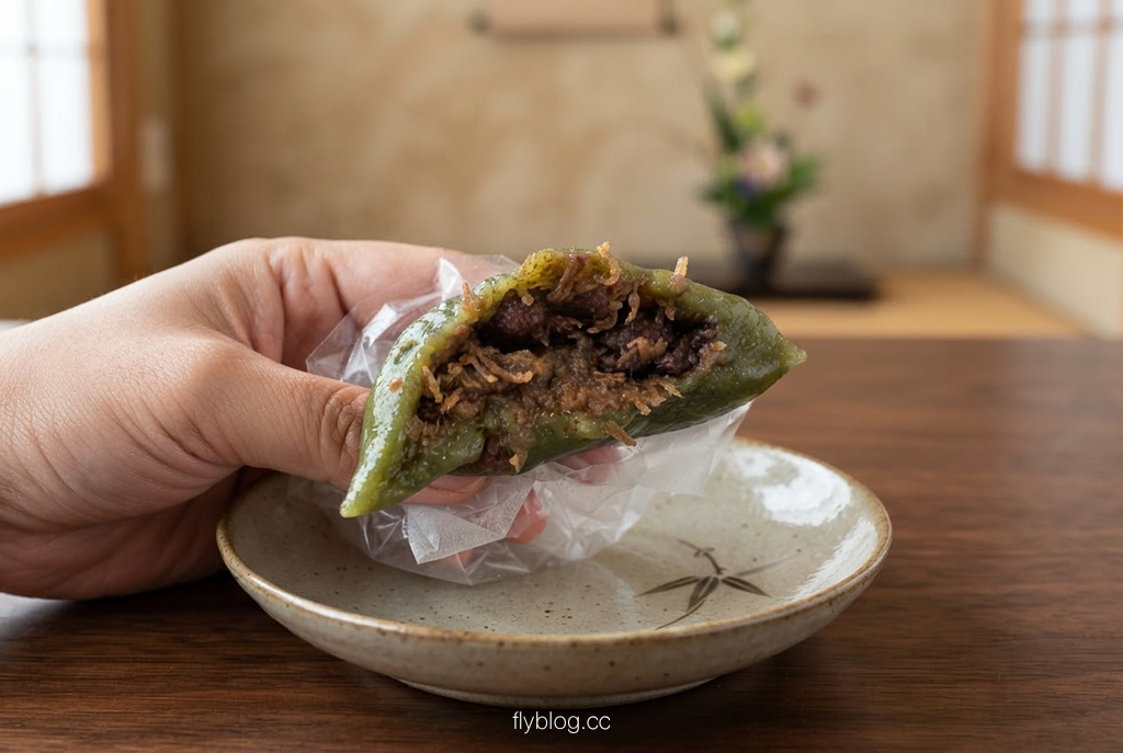 南投埔里｜汶傳統米食坊．埔里排隊銅板美食，古早味草仔粿和芋頭粿 @飛天璇的口袋