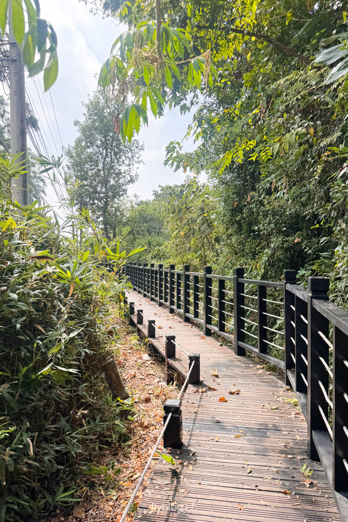 台中豐原｜蜈蚣崎登山步道：690m緩坡卵石步道、林蔭小徑，親子健行首選 (附停車廁所資訊) @飛天璇的口袋