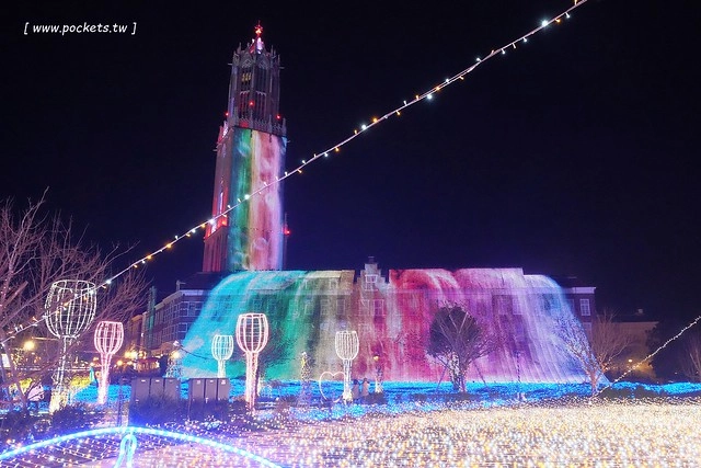 【日本長崎】豪斯登堡燈光秀~世界頂級光輝光之王國，1300萬顆燈泡組成的璀燦燈光秀，大四3D光雕投影，仿佛置身童話世界，冬季限定美景 @飛天璇的口袋