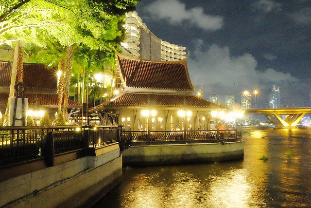香格里拉大飯店．Shangri-la┃泰國曼古飯店推薦：緊鄰湄南河畔的漂亮河景飯店，擁有自家碼頭和接駁船，鄰近捷運站地理位置方便 @飛天璇的口袋