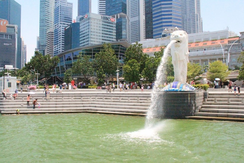 魚尾獅公園 Merlion Park┃新加坡景點：新加坡必遊景點！魚尾獅公園交通方式以及周邊推薦景點 @飛天璇的口袋