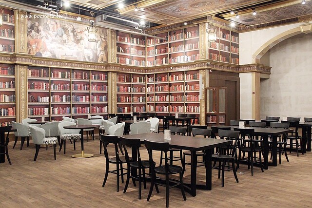 新天地西洋博物館｜充滿文藝復興氛圍的圖書館，新天地餐廳馥樂詩輕食 @飛天璇的口袋