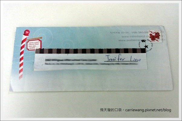 【聖誕節活動分享】寄給聖誕老公公的卡片回信囉！(附上加拿大、德國、香港、法國、美國和挪威聖誕老公公的地址) @飛天璇的口袋