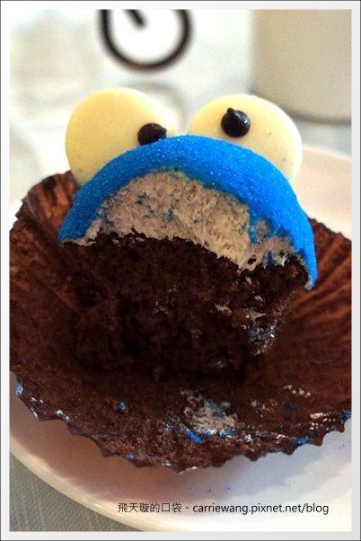 【台中下午茶】Minazuki 水無月博館店。Cookie Monster的杯子蛋糕你吃過嗎？(已歇業) @飛天璇的口袋
