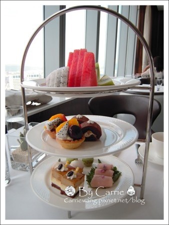 【台中下午茶】Hotel ONE．台中亞緻大飯店。46F頂餐廳英式下午茶 @飛天璇的口袋